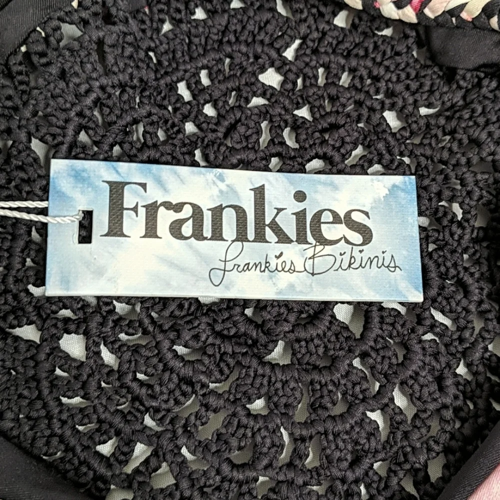 FRANKIE'S BIKINIS Poppy Crochet Swimsuit ~ NWT